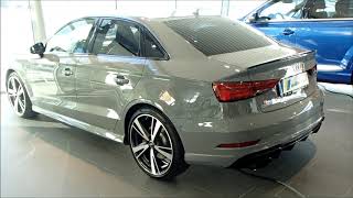 2018 nardo grey audi rs3 sedan with black optic and red brake
calipers(walkaround) music: mta kevin macleod (incompetech.com)
licensed under creative commons...