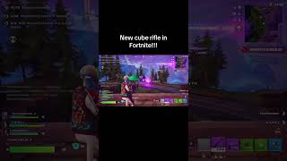 New cube rifle in Fortnite!!! #fortnite #gaming #epicgames