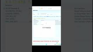 Open MM period in Advance | DS SAP FICO CLASSES|