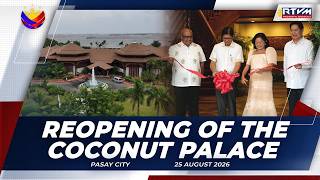 Reopening of the Coconut Palace
Pasay City
August 25, 2026
President Ferdinand R. Marcos Jr. and First Lady Louise Araneta-Marcos led the reopening of the Coconut Palace in Pasay City.
Originally built in 1978, the Coconut Palace is an iconic landmark in Pasay City. Designed by Francisco Bobby Mañosa, who later became a National Artist for Architecture and Allied Arts, the Palace is renowned for its distinctly Filipino architecture and its extensive use of coconut-based materials, reflecting the country’s architectural creativity and cultural heritage.
Owned by the Government Service Insurance System (GSIS), the Coconut Palace underwent restoration ahead of the 49th Association of Southeast Asian Nations (ASEAN) Leaders Summit in November, where it will serve as one of the official venues.
* * *
Connect with RTVM
Website: http://rtvm.gov.ph
Facebook: www.facebook.com/presidentialcom and www.facebook.com/rtvmalacanang
YouTube: @RTVMalacanang
Tiktok: @RTVMalacanang Reopening of the Coconut Palace