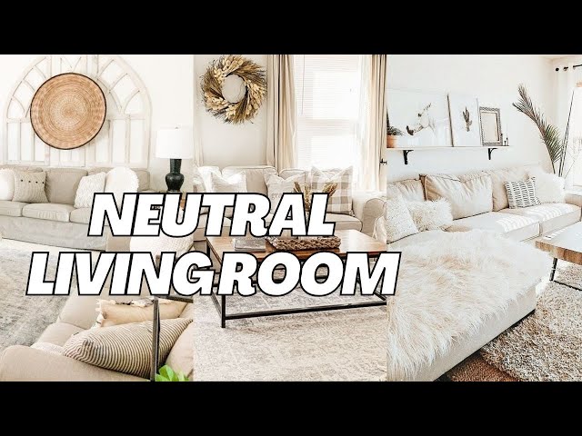 Neutral Living Room Decorating Ideas | Cabinets Matttroy