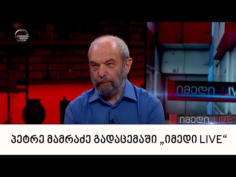 „მართვის სტრატეგიული ინსტიტუტის“ ხელმძღვანელი პეტრე მამრაძე გადაცემაში „იმედი LIVE“