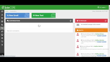 Conversations - Send, receive and review text messages using conversation in SaleCore CRM