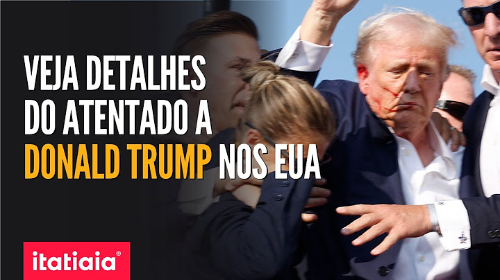TRUMP É RETIRADO DE COMÍCIO COM SANGUE NA ORELHA APÓS ATAQUE DE ATIRADOR NOS ESTADOS UNIDOS