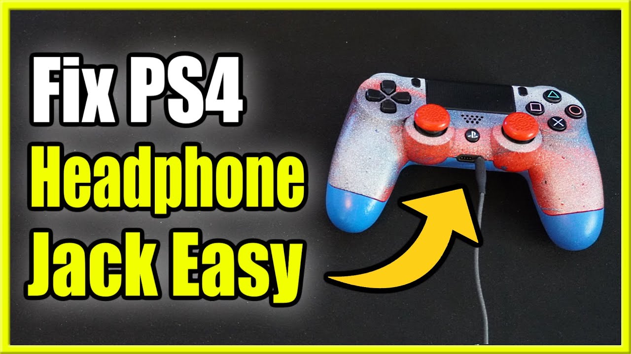 How to FIX Headphone Jack On PS4 Controller without Opening (Easy Method) -  YouTube