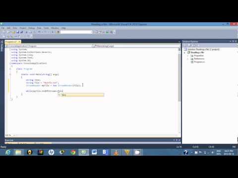 C# Reading from a text file