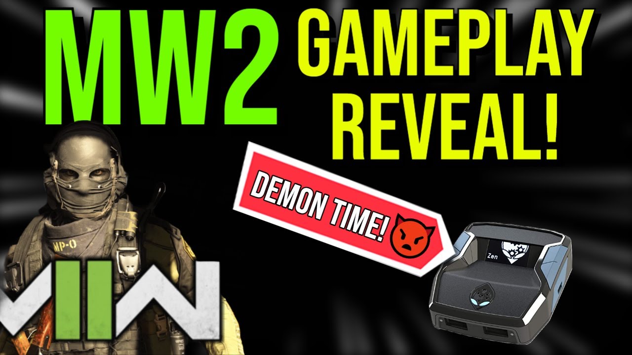 CALL OF DUTY MODERN WARFARE 2 GAMEPLAY REVEAL 📢 + DEMON TIME V1