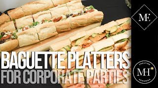 Corporate Dinner Party | Sandwich Platter Ideas for Party Catering Buffet