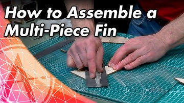 How to Assemble Multi-Piece Fins for Model Rockets