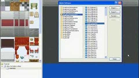 Rpg Maker XP Tutorial- Importing and Exporting