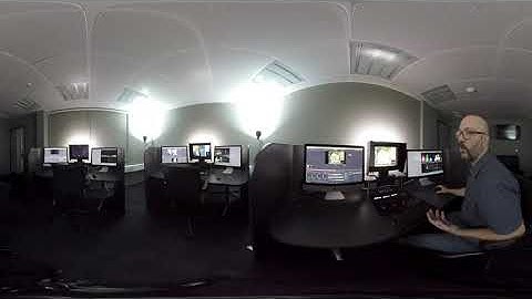 360 degree - Colour grading lab at Teesside University