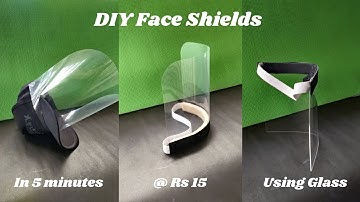 3 - Ways to Make Face Shield at Home | DIY