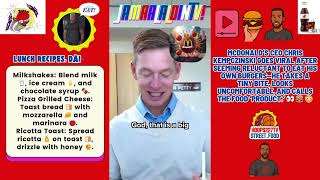 #Food Review: MCDONALD's BIG ARCH Ep4 McDonald’s CEO Chris Kempczinski goes viral — 👀 🍔 😳 #tiktok