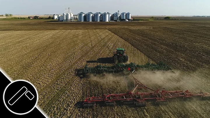 Cultivating and Planting with Two John Deere Two-T...
