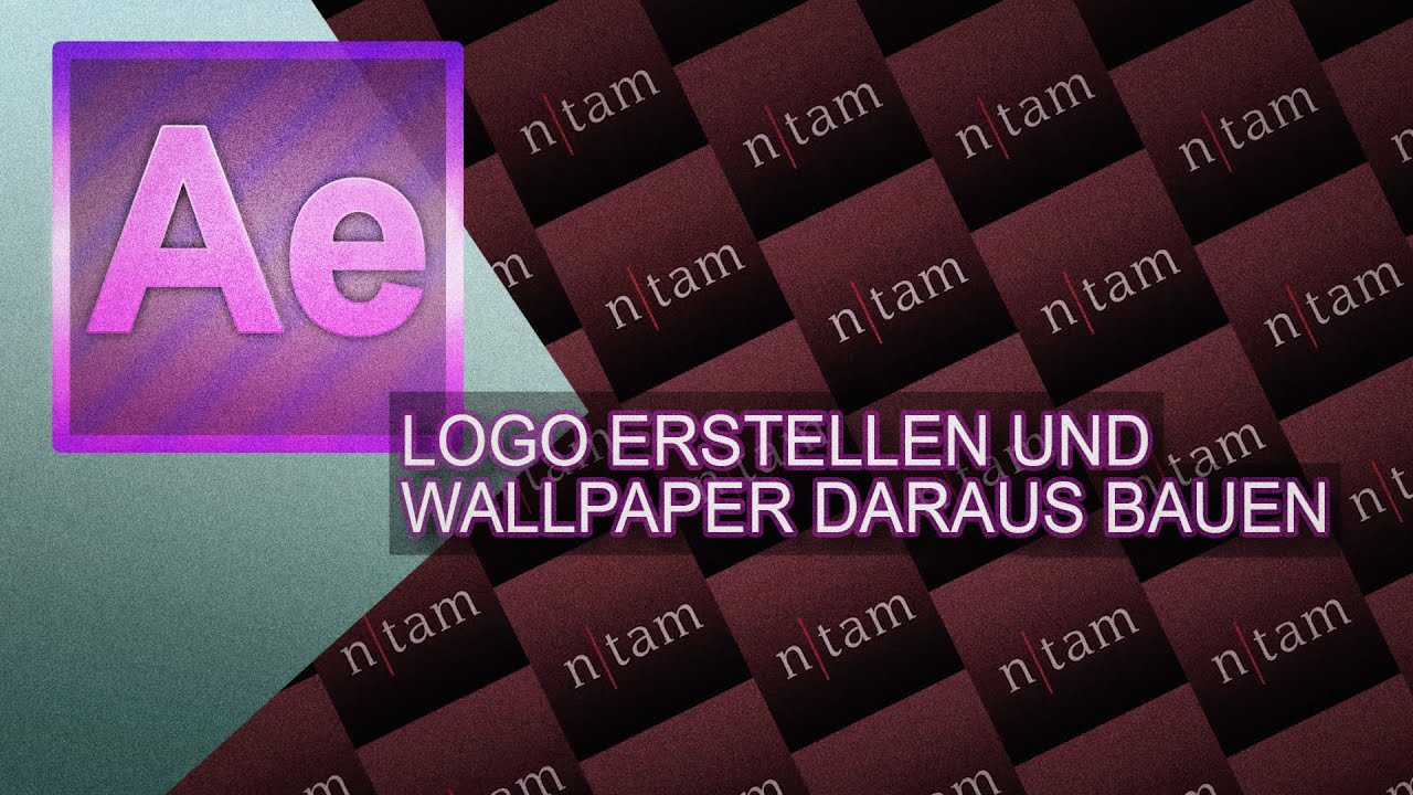 After Effects Logo Und Animiertes Wallpaper Erstellen 1440p Youtube