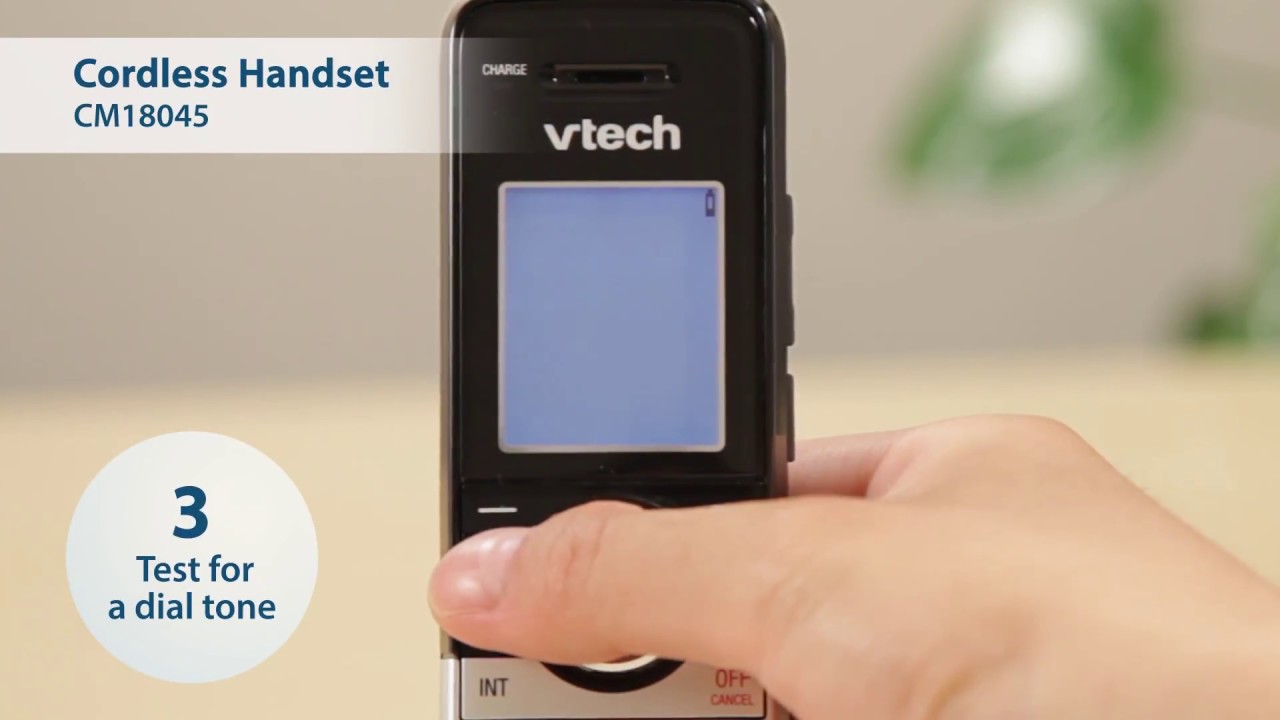 How to Set up the VTech CM-series 4-Line Small Business System - YouTube