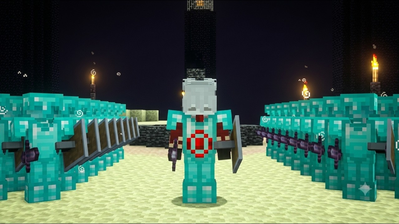 Minecraft Military Training I created Minecraft's greatest army - YouTube