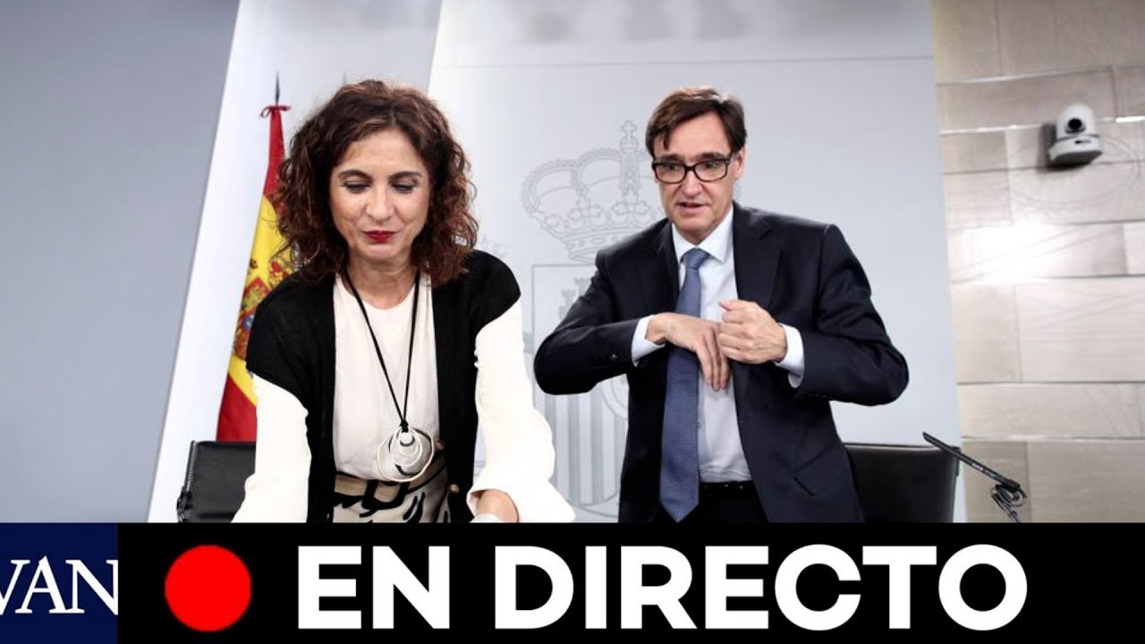 DIRECTO: Rueda de prensa del ministro de Sanidad y la portavoz del ...