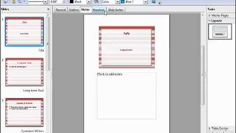 Using Impress by OpenOffice.org