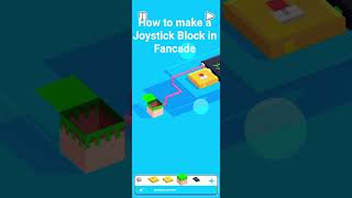 How to make a Joystick Block in Fancade
