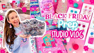Preparing for my Busiest Day of the Year, Black Friday is coming! 💖 SMALL BUSINESS STUDIO VLOG ✨