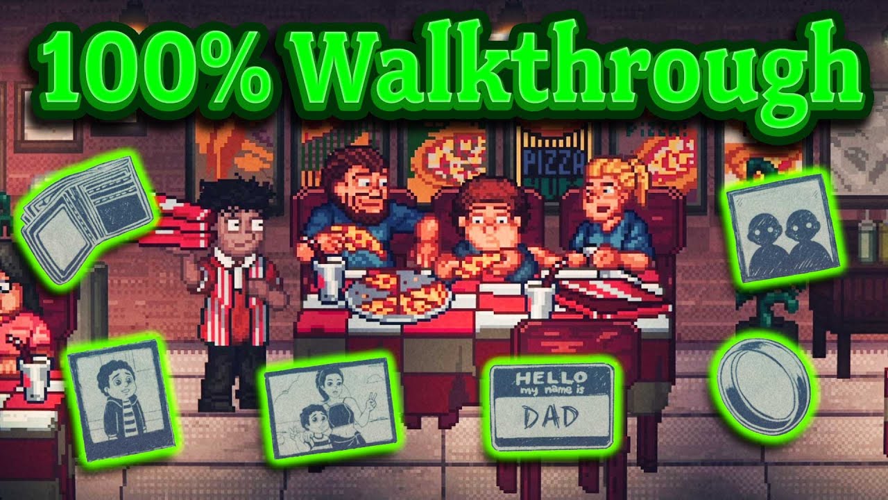 All Endings, 5 Dad Items, Arcade Machines, Family Fun Night FNAF Into the Pit Complete Walkthrough