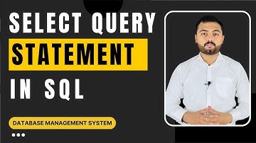 SELECT statement in Structure Query Language (SQL) Urdu/Hindi