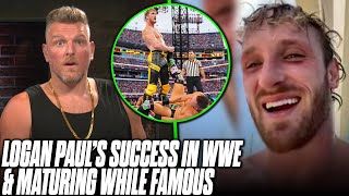 Logan Paul Talks Meteoric WWE Run, Preparing To Box Again, & Maturing In The Limelight | Pat McAfee