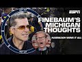 Paul finebaum admits he was wrong about jim harbaugh  michigan   get up