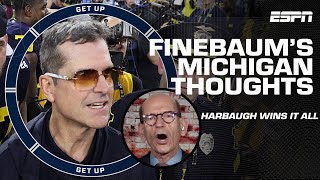 Paul Finebaum ADMITS HE WAS WRONG about Jim Harbaugh \& Michigan 👏 | Get Up