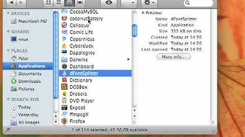 dFontSplitter Video Tutorial