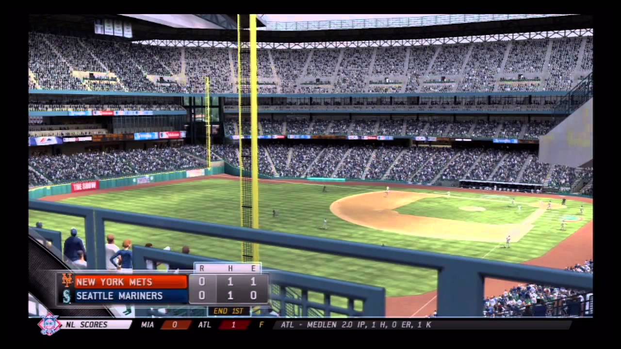 The NY Mets vs The Seattle Mariners MLB The Show 13 YouTube