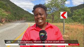 Limpopo Bus Crash | Ramaphosa, Masisi visit bus crash site