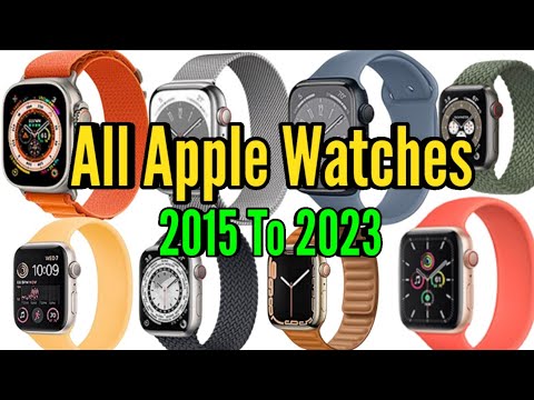 Apple Watch Evolution 2015 To 2023 | Tech Evolution Wednesday's