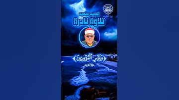 وبشر المؤمنين بأن لهم من الله فضلا كبيرا || القارئ الشيخ سيد سعيد || سورة الاحزاب || نور القلوب 💙🖤