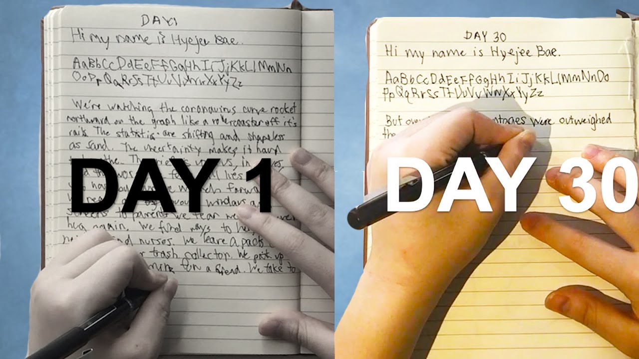 Learning How To Write With My Left Hand for 27 Days  The Hobbyist