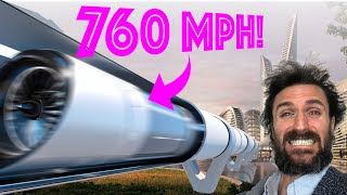 🚆HYPERLOOP is not a STUPID IDEA! - 760 mph ELON MUSK&#39;s train! 🤪