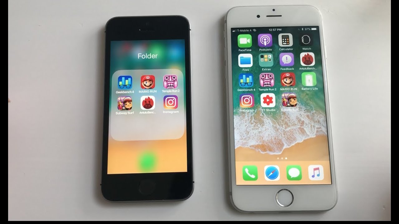 Iphone Se Vs Iphone 6 18 Youtube