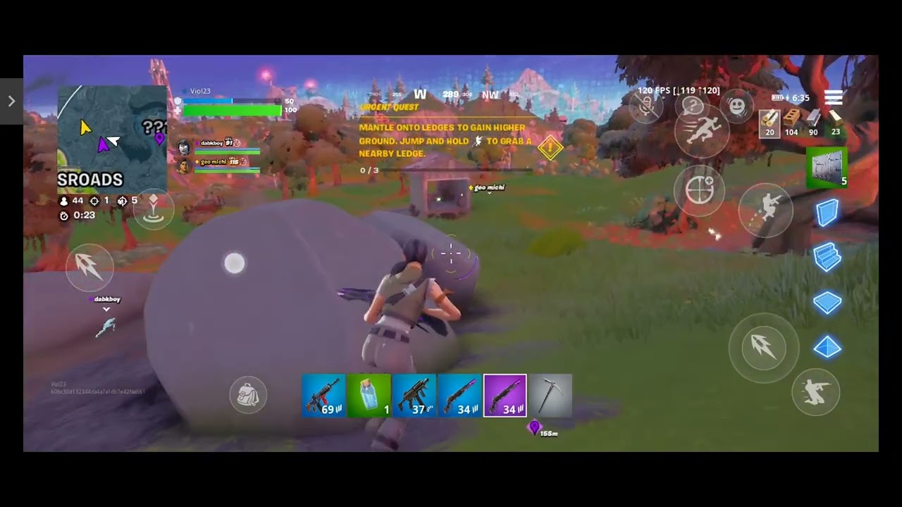 GeForce NOW Fortnite Mobile with Touch