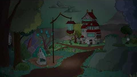 Anime Background made with OpenToonz / Tahoma2D