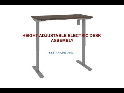Bestar Upstand Adjustable Height Desk Assembly