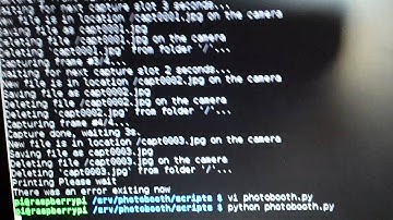 Photobooth project using Raspberry Pi