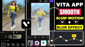 Slow Motion Video Editing In VITA App || Vita App Motion Video Editing || Vita App Video Editing