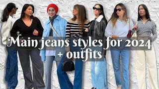 Main Jeans Trends 2024 + outfit inspiration