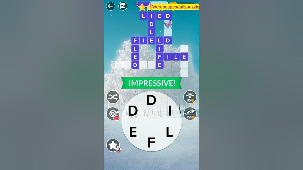 WORDSCAPES Daily Puzzle February 17, 2023 YouTube