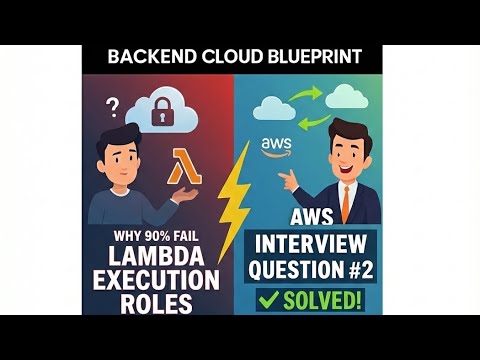 AWS Interview Question #2: Why 90% Candidates Fail | How Lambda Gets Access to AWS Resources