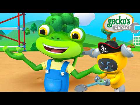 Muddy Mechanicals Railway Mystery | Gecko's Garage 🚚 | Cartoons For Kids | Toddler Fun Learning