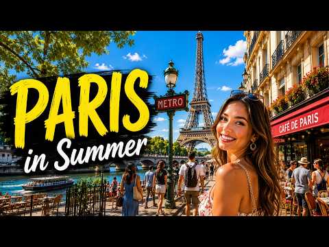 Beautiful Paris in 40°C ! Walking Through the City's Most Famous Landmarks