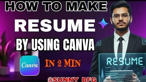 ||HOW TO MAKE RESUME IN CANVA JUST IN 2MIN||#trending #viral #trending #aitool #canva #resume 