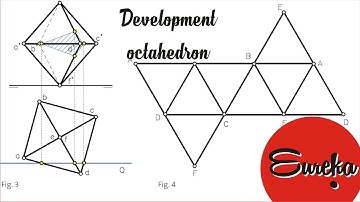 Drawing tutorial │Development of a octahedron